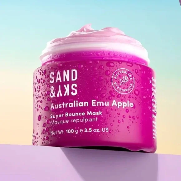 💗SAND & SKY Australian Emu Mask & GENERATION SKIN Brightening Plum Eye Patch
